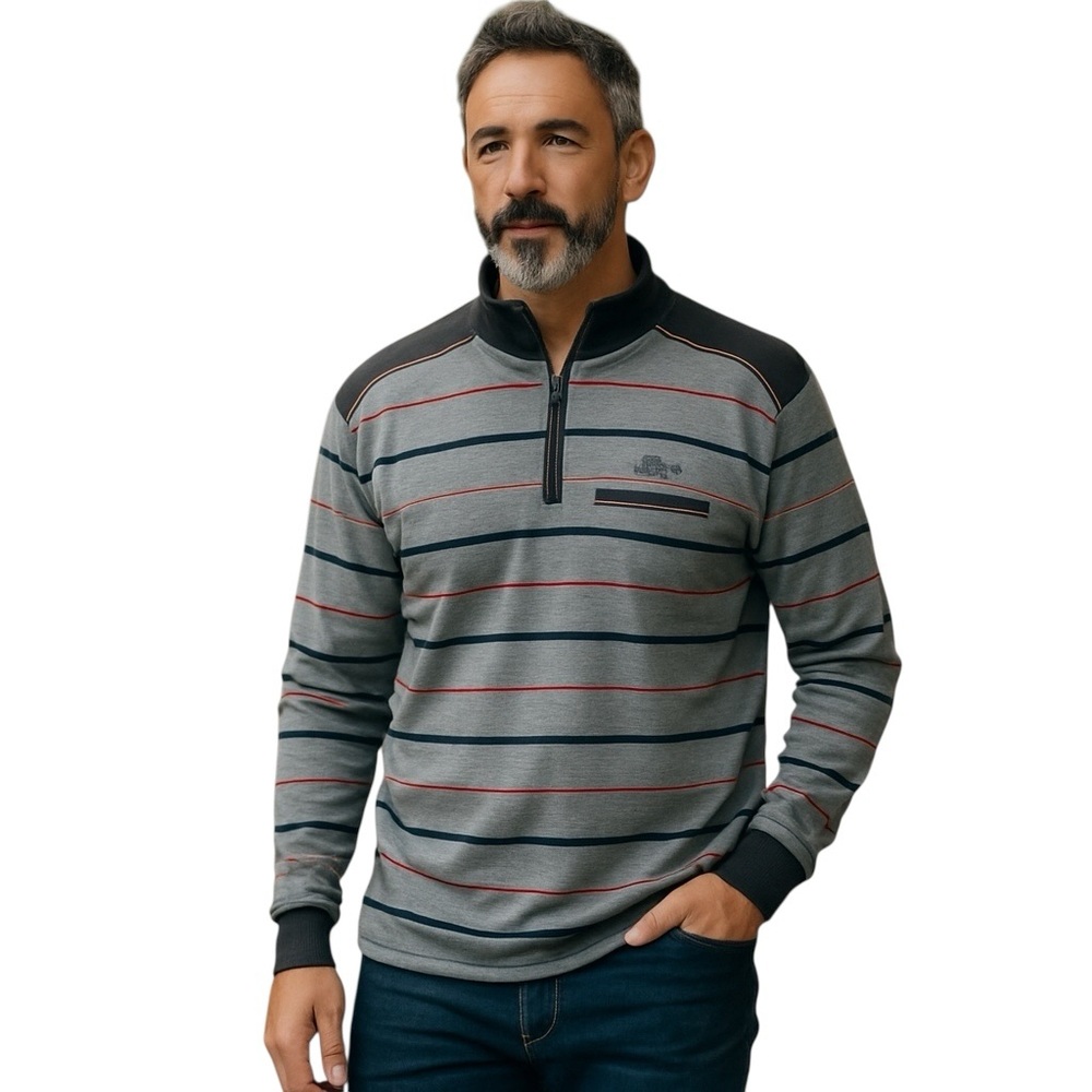 MONTE CARLO | Men’s Sweater Quarter Zip XL
